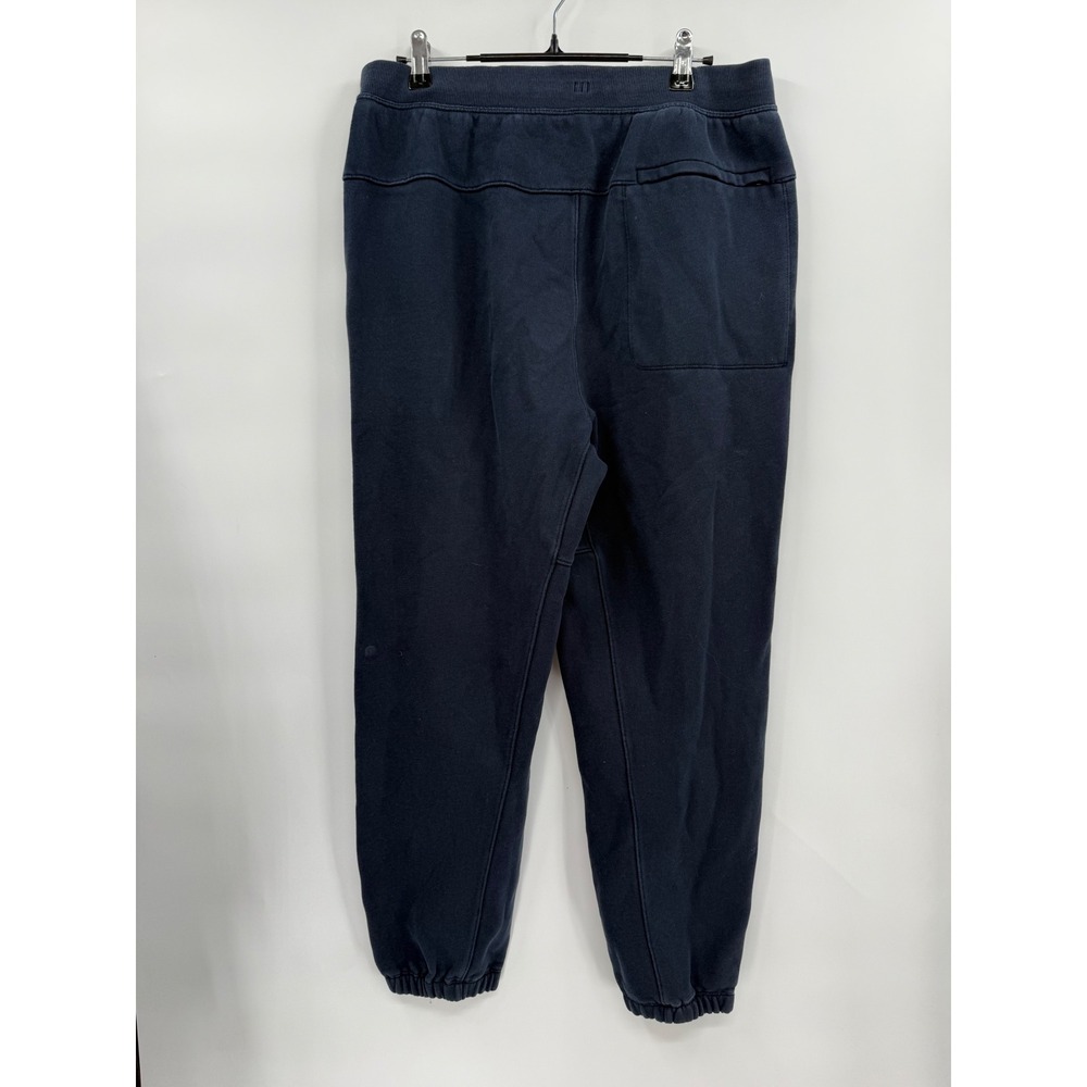 Lululemon Medium City Sweat Joggers Mens Navy Blue French Terry Tapered Pants